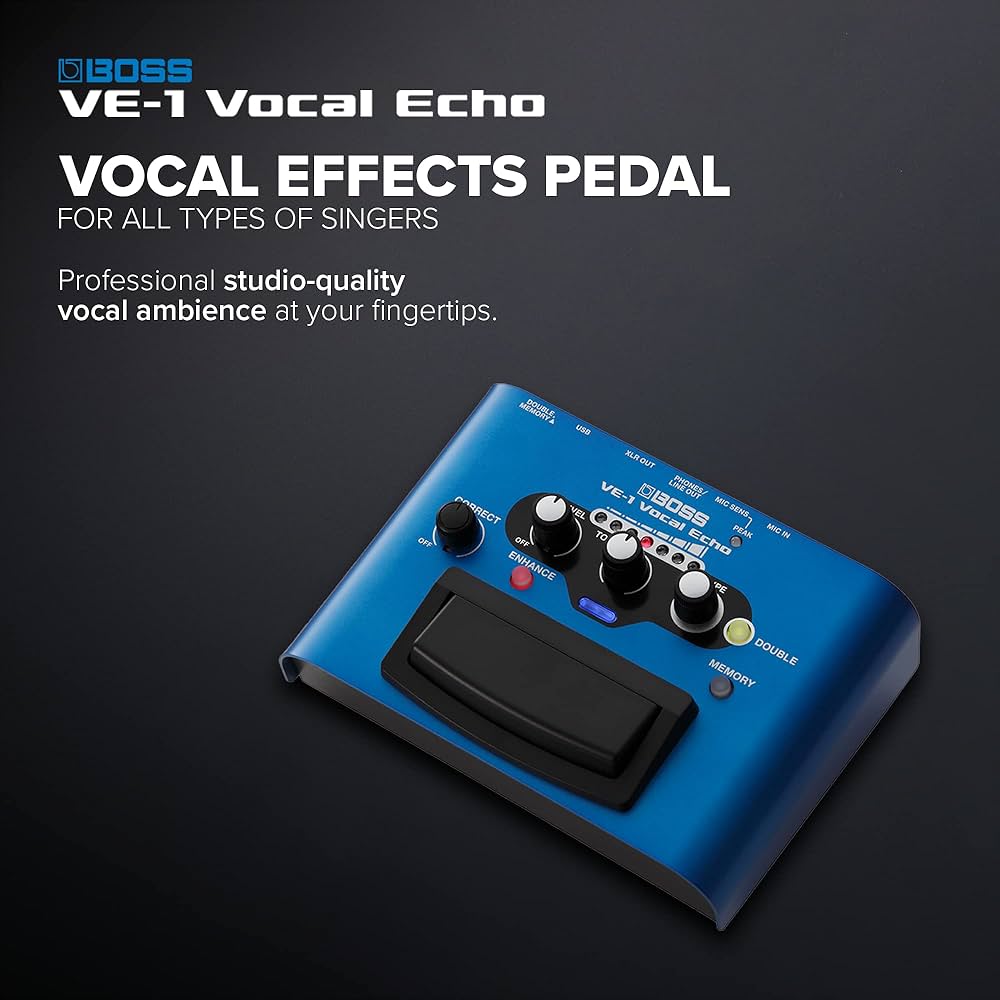 BOSS VE-1 Vocal Echo ボーカルエコー Boss VE-1 Vocal Echo - Central Music
